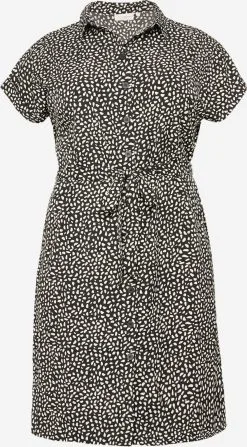 ONLY CARMAKOMA Blousejurken Blousejurk DIEGA Dames Zwart