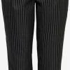 ONLY Bandplooibroeken Tapered Bandplooibroek Nicole Dames Zwart