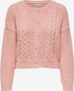 ONLY Vesten Gebreid Vest Dames Lichtroze