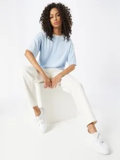 ONLY T-shirts Shirt REBEL Dames Lichtblauw -ONLY Elegant winkel f15447c07d4c4d3980f746a63201562b