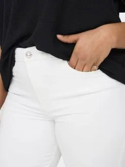 ONLY CARMAKOMA Straight Regular Jeans CARAUGUSTA Dames Wit -ONLY Elegant winkel f22fcdcfab6a6adcbde0a2f211be23be