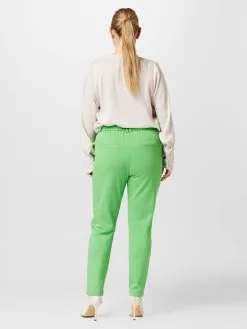 ONLY CARMAKOMA Pantalons Tapered Broek Dames Lichtgroen -ONLY Elegant winkel f25ad636721b94bf6f9cfae908d7cc0d