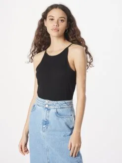 ONLY Spaghetti Tops Top MAY Dames Olijfgroen / Zwart -ONLY Elegant winkel f295de8da830d7f24de1301c4077e8c8