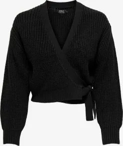 ONLY Vesten Gebreid Vest Breda Dames Zwart