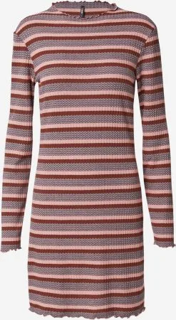 ONLY Jerseyjurken Jurk RIA Dames Roestbruin