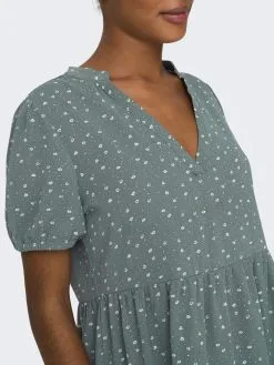 ONLY Mini Jurken Jurk Dames Groen -ONLY Elegant winkel f3545a02eed97397d710497275753726