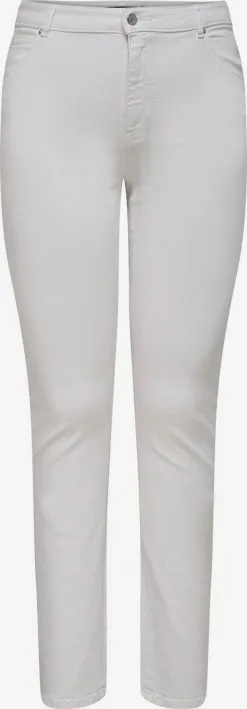 ONLY CARMAKOMA Jeans Slimfit Jeans Laola Dames Wit