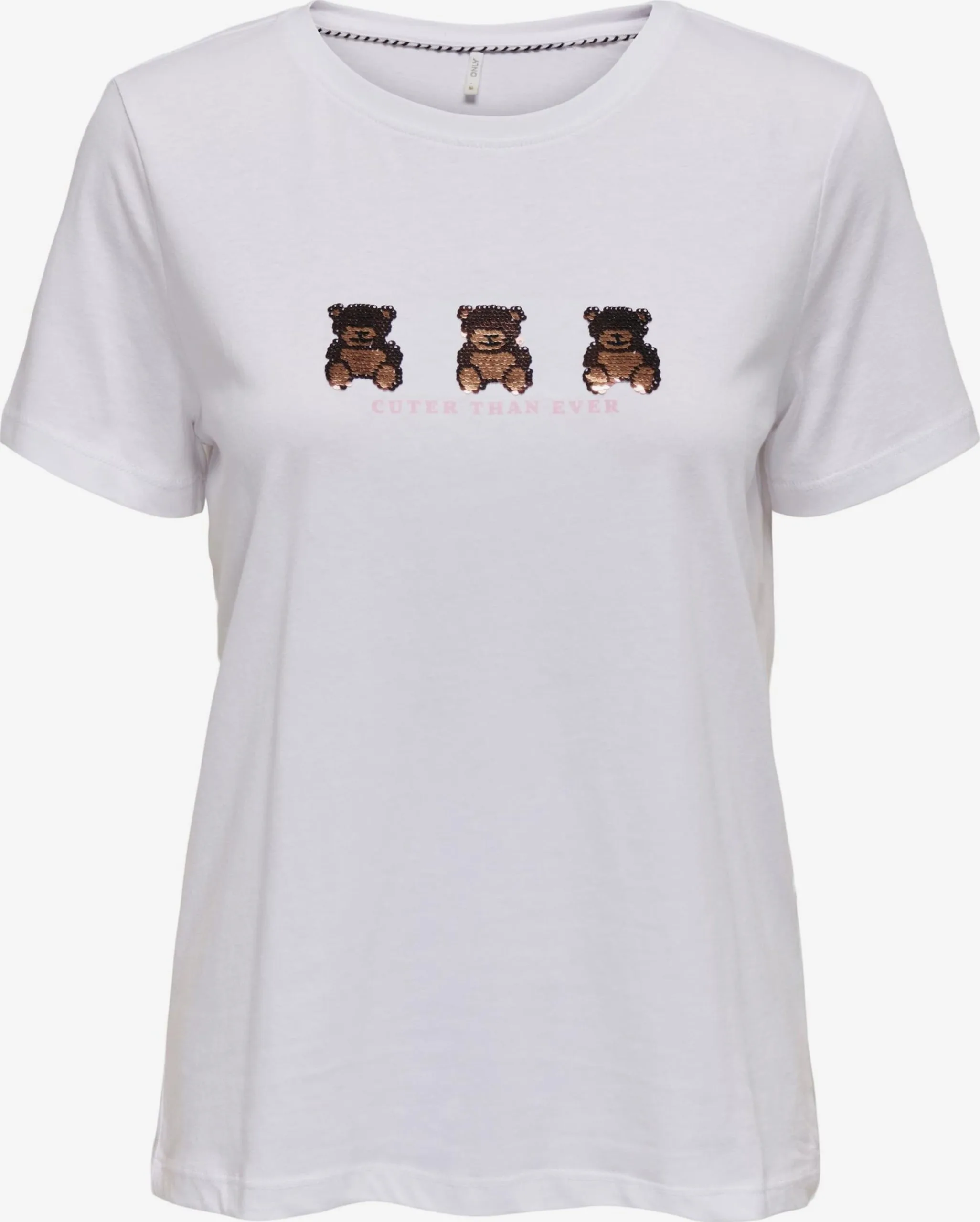 ONLY T-shirts Shirt KITA Dames Offwhite 1 ONLY T-shirts Shirt KITA Dames Offwhite