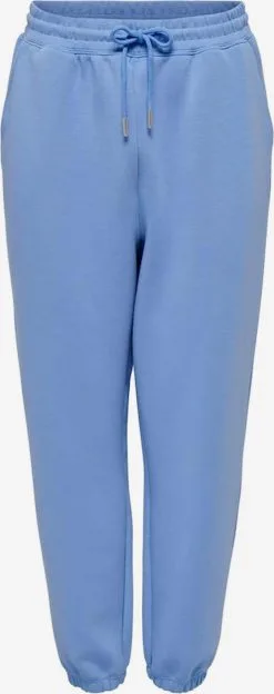 ONLY Sweatpants Tapered Broek Dames Blauw