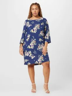 ONLY CARMAKOMA Mini Jurken Jurk NOVA Dames Nachtblauw -ONLY Elegant winkel f4a2696af37dad786b11c0155871e671