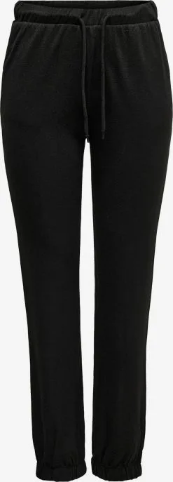 ONLY Sweatpants Tapered Broek Elcos Emma Dames Zwart