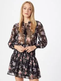 ONLY Blousejurken Blousejurk Lise Dames Zwart -ONLY Elegant winkel f5190d074b653927f2b67d52d81ea5e1