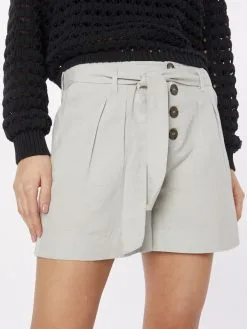 ONLY Shorts Loosefit Bandplooibroek Viva Dames Grijs -ONLY Elegant winkel f599606039260dc92e38ed55588db8da