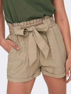 ONLY Shorts Loosefit Broek SMILLA Dames Beige -ONLY Elegant winkel f6fd1a75e42ff77cf95b1b5f588f7a46