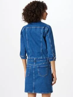 ONLY Blousejurken Blousejurk VILLA Dames Blauw 8 ONLY Blousejurken Blousejurk VILLA Dames Blauw -ONLY Elegant winkel f738cb148945c9ddd640754235b63b12