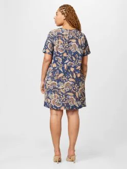 ONLY CARMAKOMA Mini Jurken Jurk LUXIVA Dames Marine -ONLY Elegant winkel f79d29f82307dba5f70204ae2d44eb8c