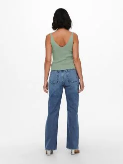 ONLY Tops Gebreide Top Lina Dames Mintgroen -ONLY Elegant winkel f7adad37815b17fbd1d4adf84df0eb60