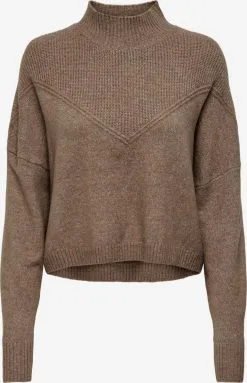 ONLY Fijngebreide Truien Trui Dames Ombergrijs