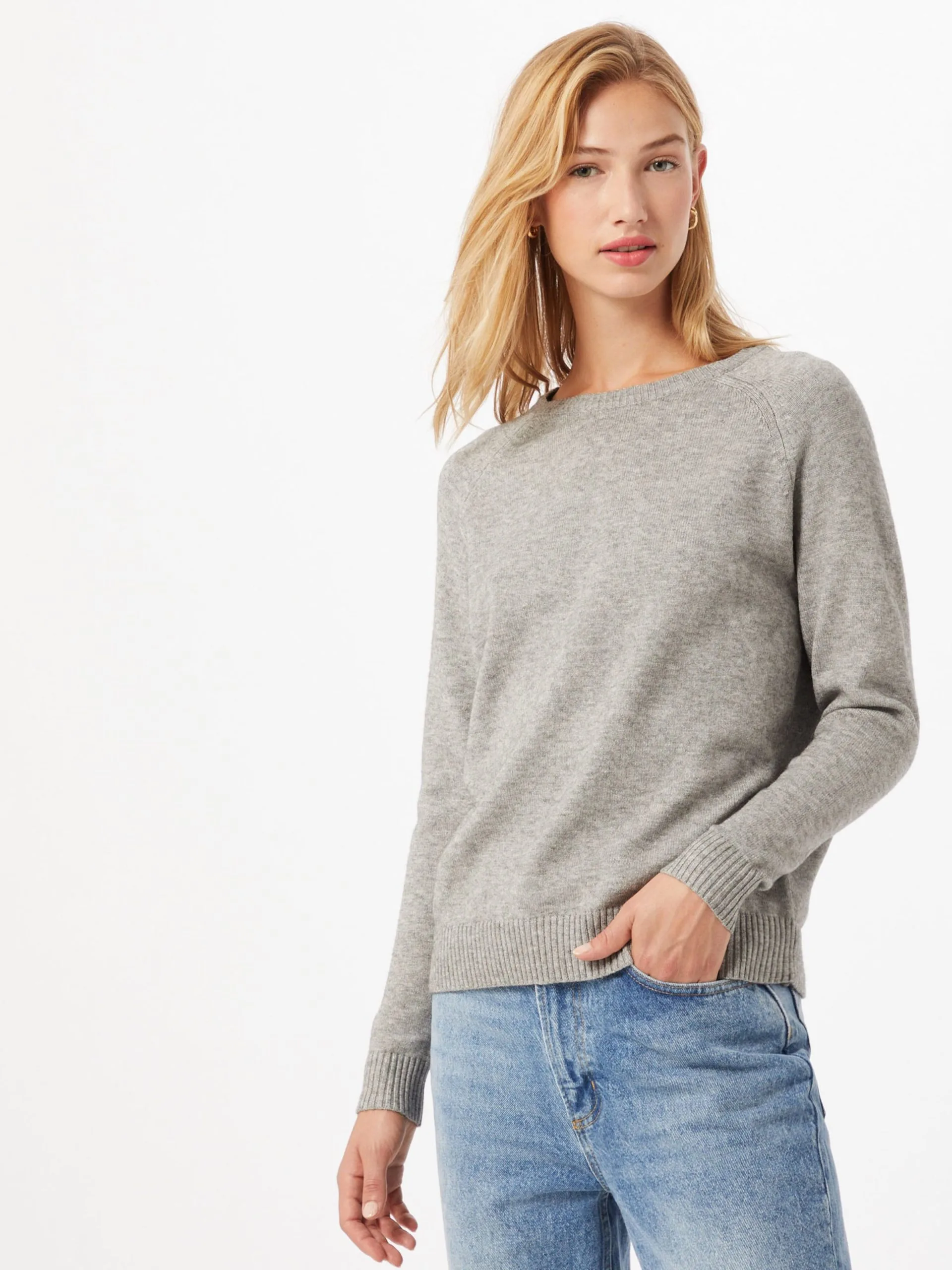 ONLY Fijngebreide Truien Trui Lesly Kings Dames Grijs Gemêleerd 2 ONLY Fijngebreide Truien Trui Lesly Kings Dames Grijs Gemêleerd - Afbeelding 2