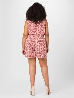 ONLY CARMAKOMA Shorts Regular Broek LUXODA Dames Rood -ONLY Elegant winkel f917857d322581ed2552ea8b231ce8bb