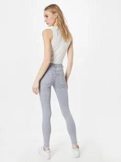 ONLY Jeans Skinny Jeans RAIN Dames Lichtgrijs -ONLY Elegant winkel f96076923642cda22e530718d993b281