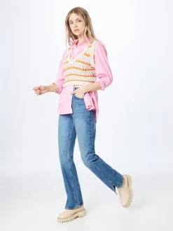 ONLY Straight Regular Jeans BILLIE Dames Blauw -ONLY Elegant winkel f989fdab787e6648c8e33b33190b6b79