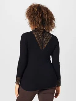 Longsleeves Shirt Tilde Dames Zwart -ONLY Elegant winkel f98ccca0a5990c1ac438eadf58950e2a