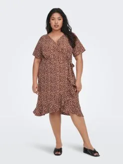 ONLY CARMAKOMA Mini Jurken Jurk Livia Dames Bloedrood -ONLY Elegant winkel fae355c58c30bfa2793b6a614e78a934