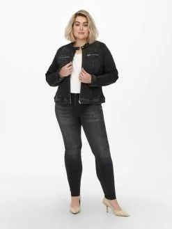 ONLY CARMAKOMA Jeans Skinny Jeans CarMaya Dames Zwart -ONLY Elegant winkel fe063437ae8c6c760c05532f574f158f