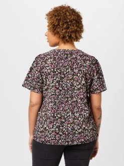 ONLY CARMAKOMA T-shirts Shirt LUX CELI Dames Zwart -ONLY Elegant winkel fe7004adf4811ea917f5621f0ffa39f6