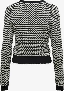 ONLY Vesten Gebreid Vest BINDI Dames Zwart -ONLY Elegant winkel fede49ffd3c4c3ad6aaa2ca3db6a3772