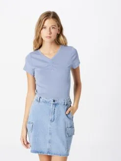 ONLY T-shirts Shirt KIRA Dames Duifblauw -ONLY Elegant winkel ff4d4b01908eac5434d76588e3828e5d